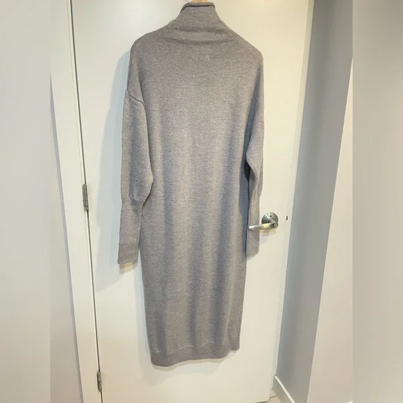 Aritzia Gray Midi Dress - Picture 2 of 11